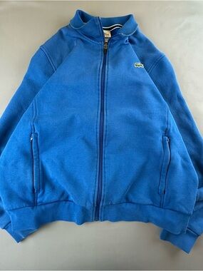 Lacoste Blue Full-Zip Performance Jacket